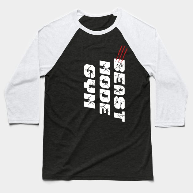 BEAST MODE GYM Baseball T-Shirt by WARRIORS GYM